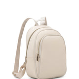 Zaino da donna in pelle vegana Casual 714-3PT-BEIGE Diana&co