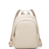 Zaino da donna in pelle vegana Casual 714-3PT-BEIGE Diana&co