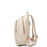 Zaino da donna in pelle vegana Casual 714-3PT-BEIGE Diana&co