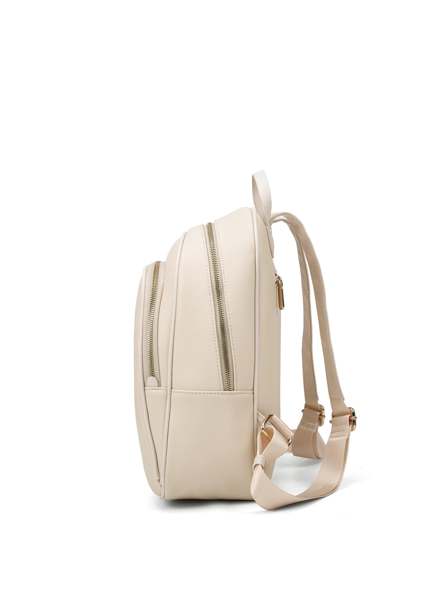 Zaino da donna in pelle vegana Casual 714-3PT-BEIGE Diana&co