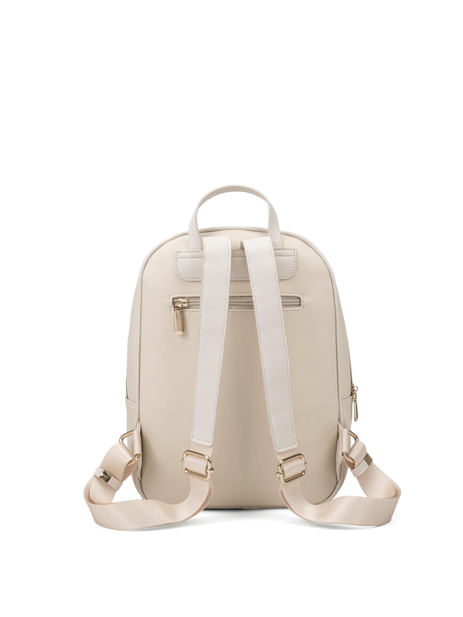 Zaino da donna in pelle vegana Casual 714-3PT-BEIGE Diana&co