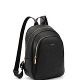 Zaino da donna in pelle vegana Casual 714-3PT-BLACK Diana&co