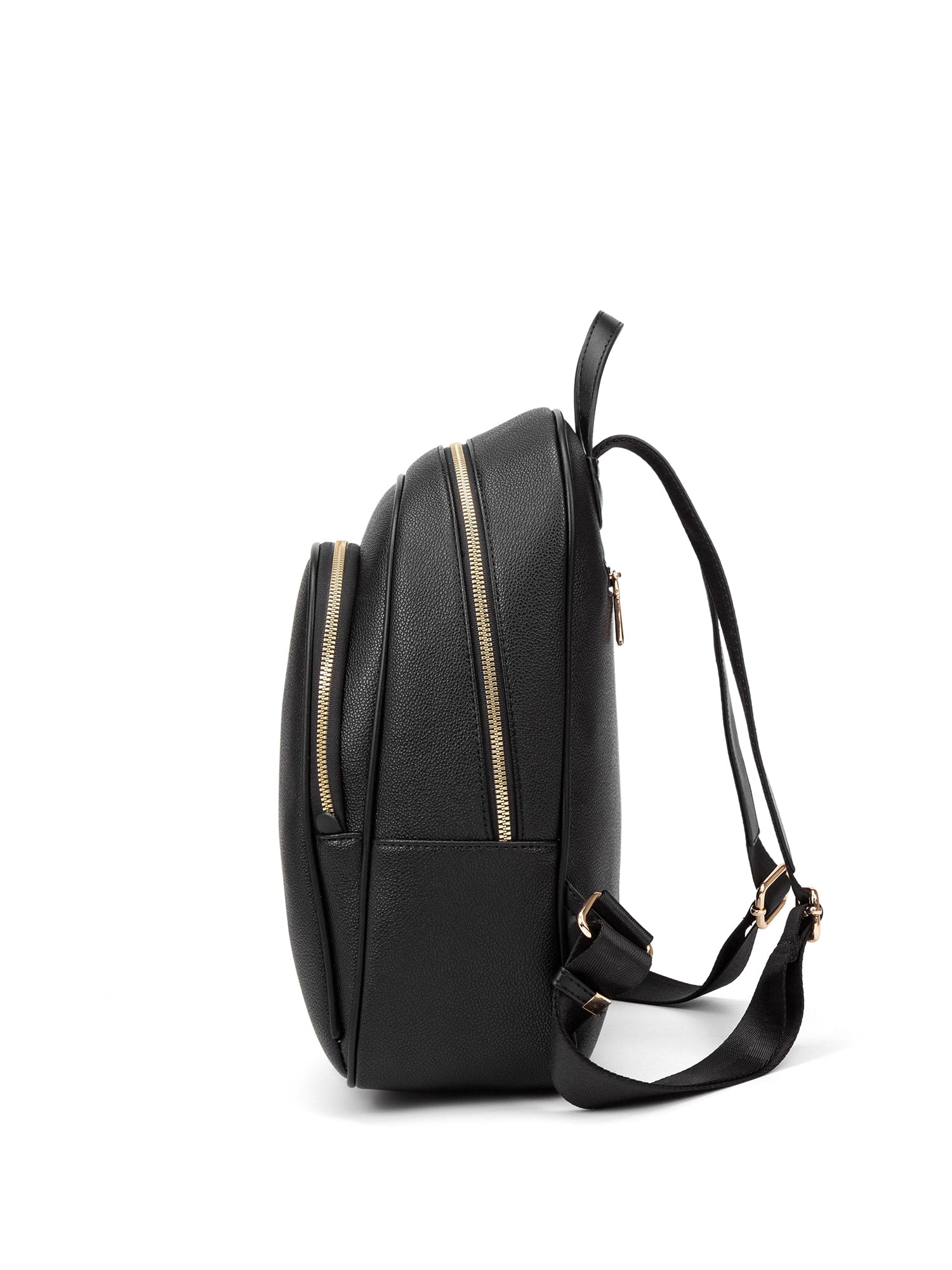 Zaino da donna in pelle vegana Casual 714-3PT-BLACK Diana&co