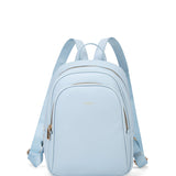 Zaino da donna in pelle vegana Casual 714-3PT-LIGHT BLUE Diana&co