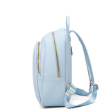 Zaino da donna in pelle vegana Casual 714-3PT-LIGHT BLUE Diana&co