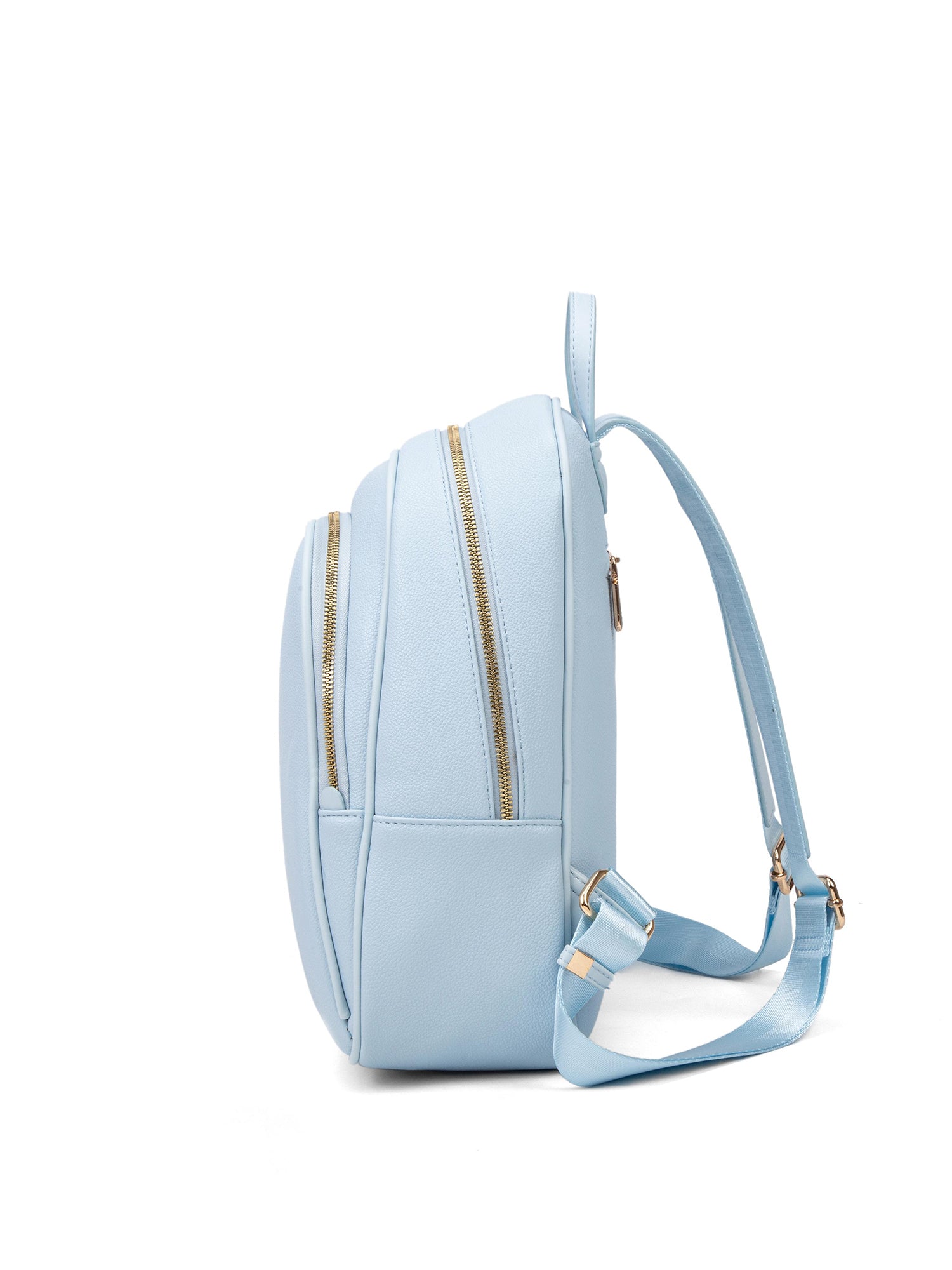Zaino da donna in pelle vegana Casual 714-3PT-LIGHT BLUE Diana&co