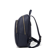 Zaino da donna in pelle vegana Casual 714-3PT-NAVY BLUE Diana&co