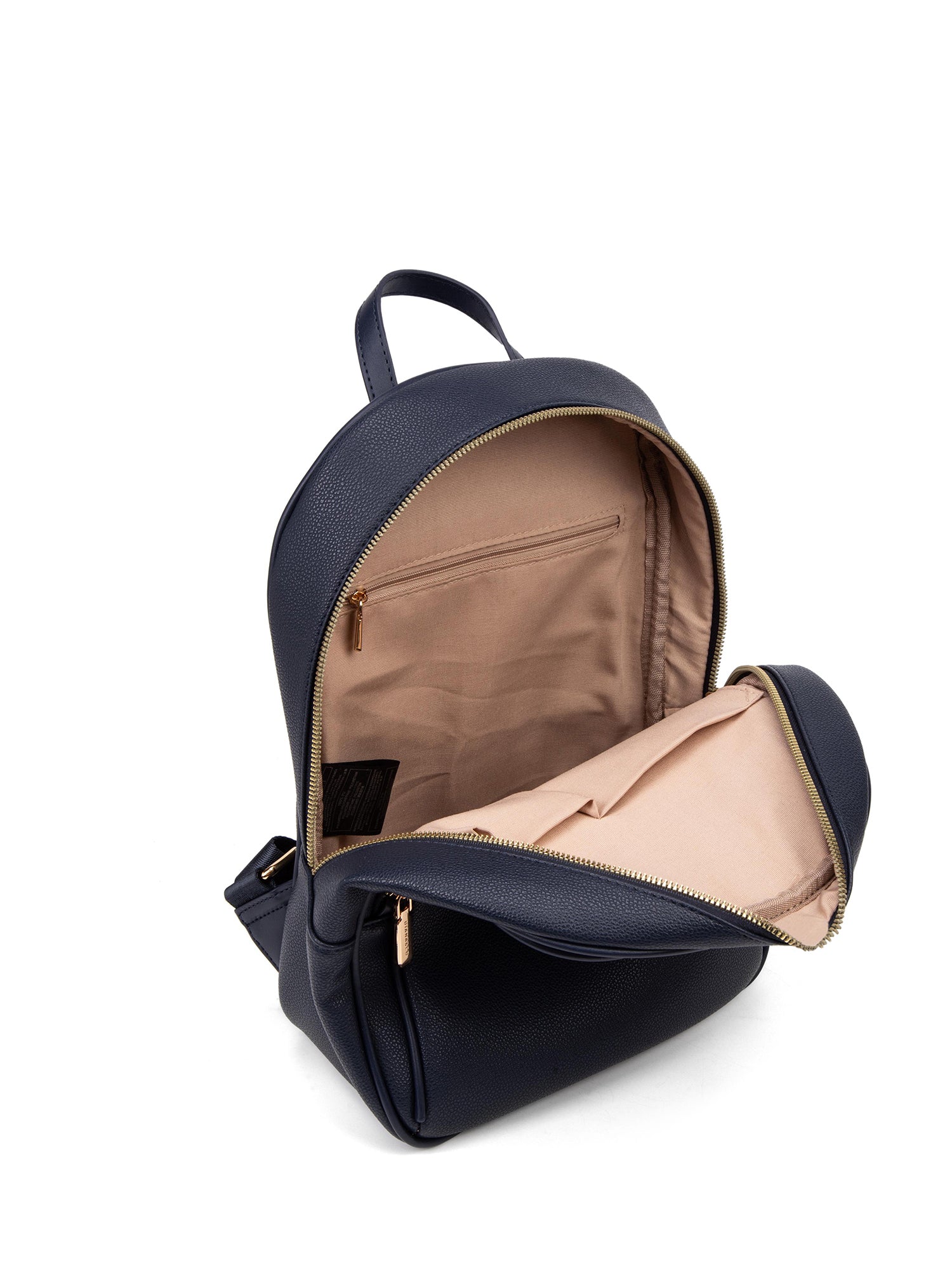 Zaino da donna in pelle vegana Casual 714-3PT-NAVY BLUE Diana&co