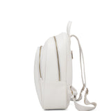 Zaino da donna in pelle vegana Casual 714-3PT-WHITE Diana&co