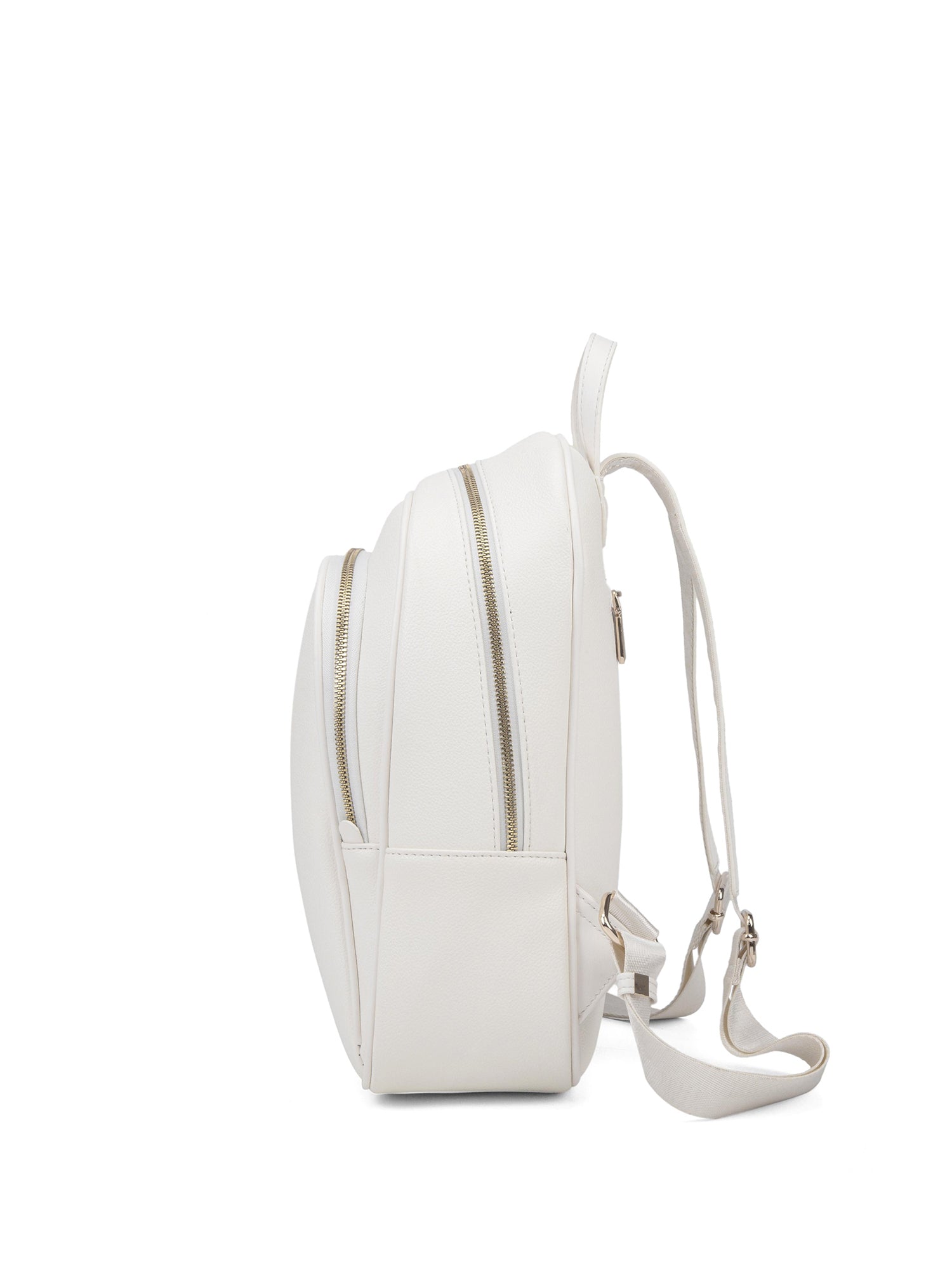 Zaino da donna in pelle vegana Casual 714-3PT-WHITE Diana&co
