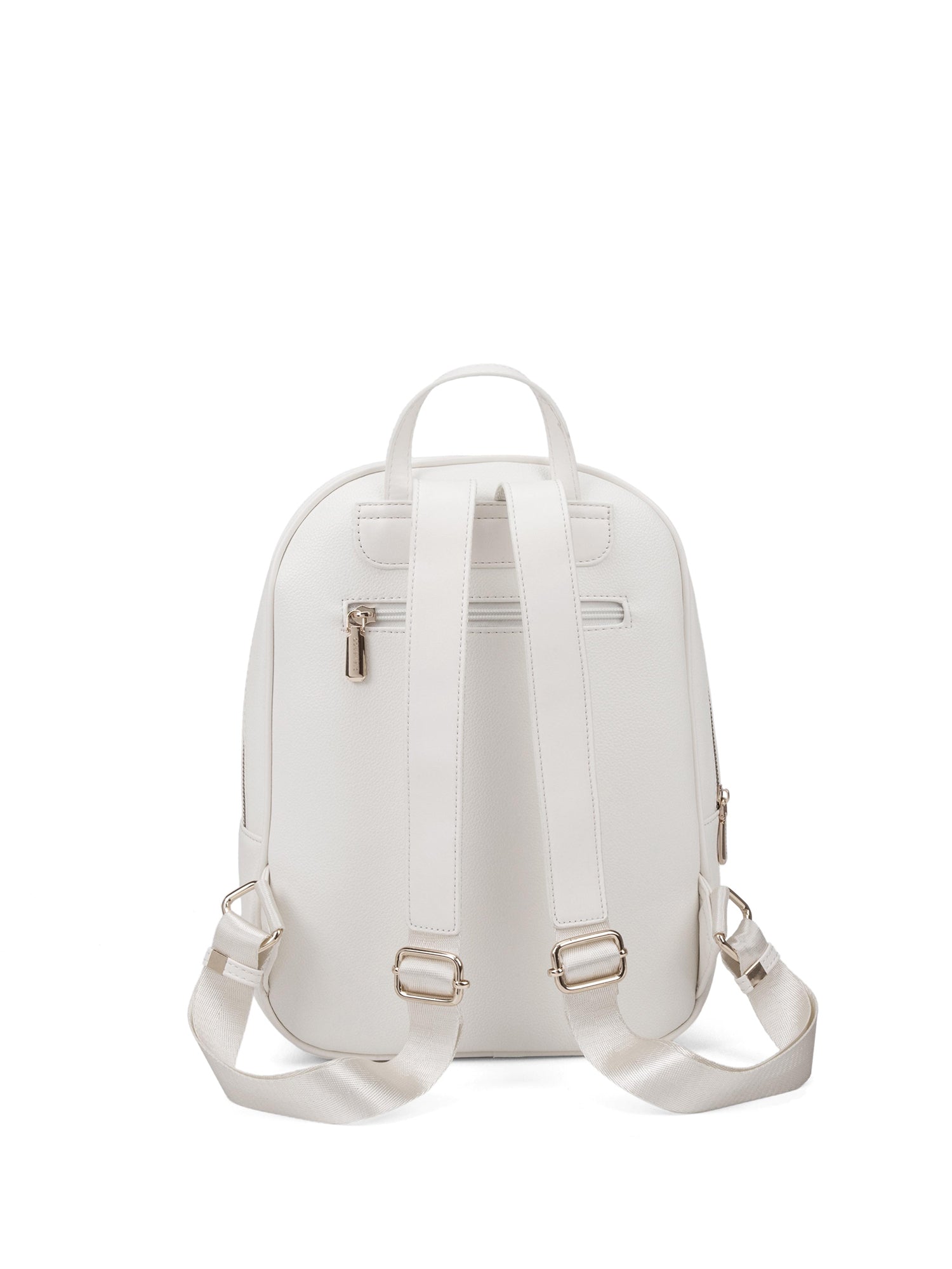 Zaino da donna in pelle vegana Casual 714-3PT-WHITE Diana&co