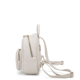 Zaino da donna in pelle vegana Casual 715-2PT-BEIGE Diana&co