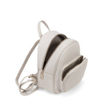 Zaino da donna in pelle vegana Casual 715-2PT-BEIGE Diana&co