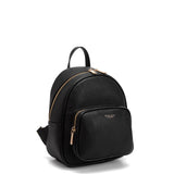 Zaino da donna in pelle vegana Casual 715-2PT-BLACK Diana&co