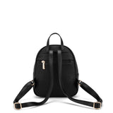 Zaino da donna in pelle vegana Casual 715-2PT-BLACK Diana&co