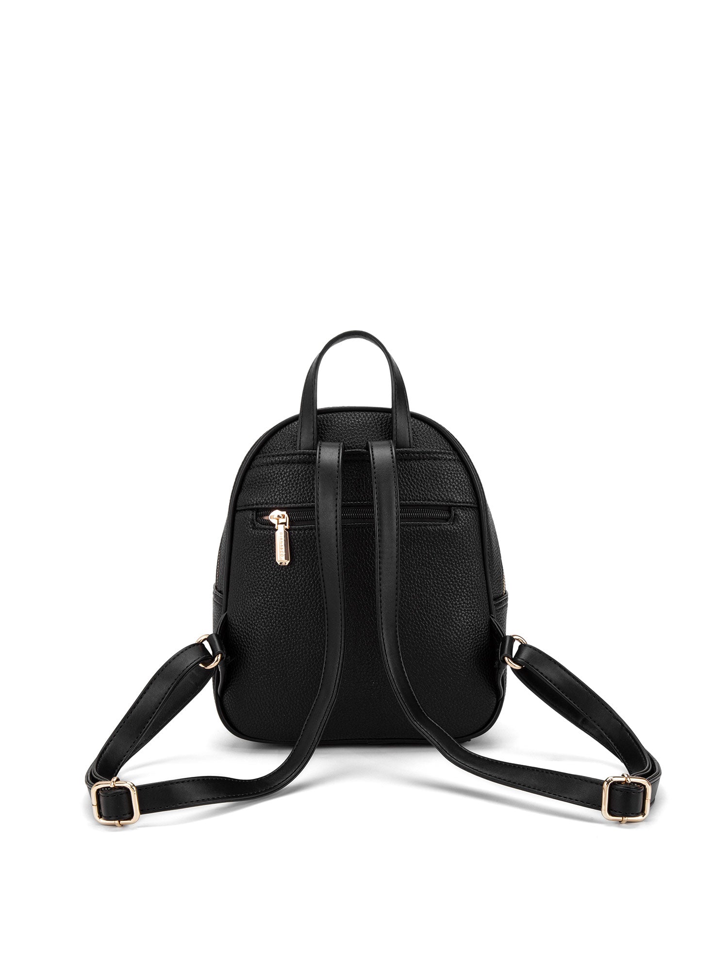 Zaino da donna in pelle vegana Casual 715-2PT-BLACK Diana&co