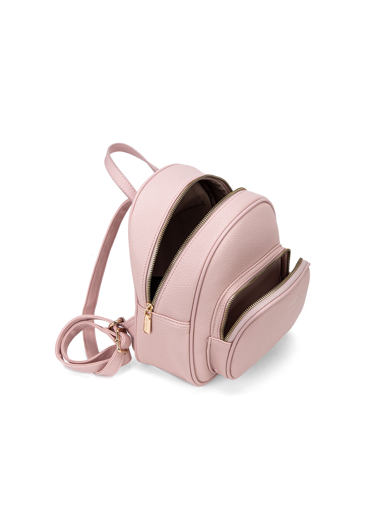 Zaino da donna in pelle vegana Casual 715-2PT-ROSE Diana&co