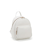 Zaino da donna in pelle vegana Casual 715-2PT-WHITE Diana&co