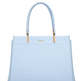 Borsa a mano da donna 100% pelle vegana PU 716-1PT-BABYBLUE Diana&co
