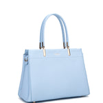 Borsa a mano da donna 100% pelle vegana PU 716-1PT-BABYBLUE Diana&co