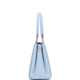 Borsa a mano da donna 100% pelle vegana PU 716-1PT-BABYBLUE Diana&co