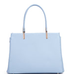 Borsa a mano da donna 100% pelle vegana PU 716-1PT-BABYBLUE Diana&co