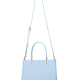 Borsa a mano da donna 100% pelle vegana PU 716-1PT-BABYBLUE Diana&co