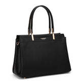Borsa a mano da donna 100% pelle vegana PU 716-1PT-BLACK Diana&co