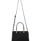 Borsa a mano da donna 100% pelle vegana PU 716-1PT-BLACK Diana&co