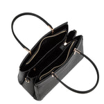 Borsa a mano da donna 100% pelle vegana PU 716-1PT-BLACK Diana&co