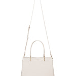 Borsa a mano da donna 100% pelle vegana PU 716-1PT-IVORY Diana&co