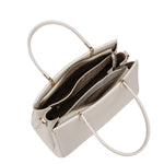 Borsa a mano da donna 100% pelle vegana PU 716-1PT-IVORY Diana&co
