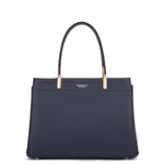 Borsa a mano da donna 100% pelle vegana PU 716-1PT-NAVYBLUE Diana&co