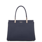 Borsa a mano da donna 100% pelle vegana PU 716-1PT-NAVYBLUE Diana&co