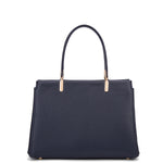 Borsa a mano da donna 100% pelle vegana PU 716-1PT-NAVYBLUE Diana&co