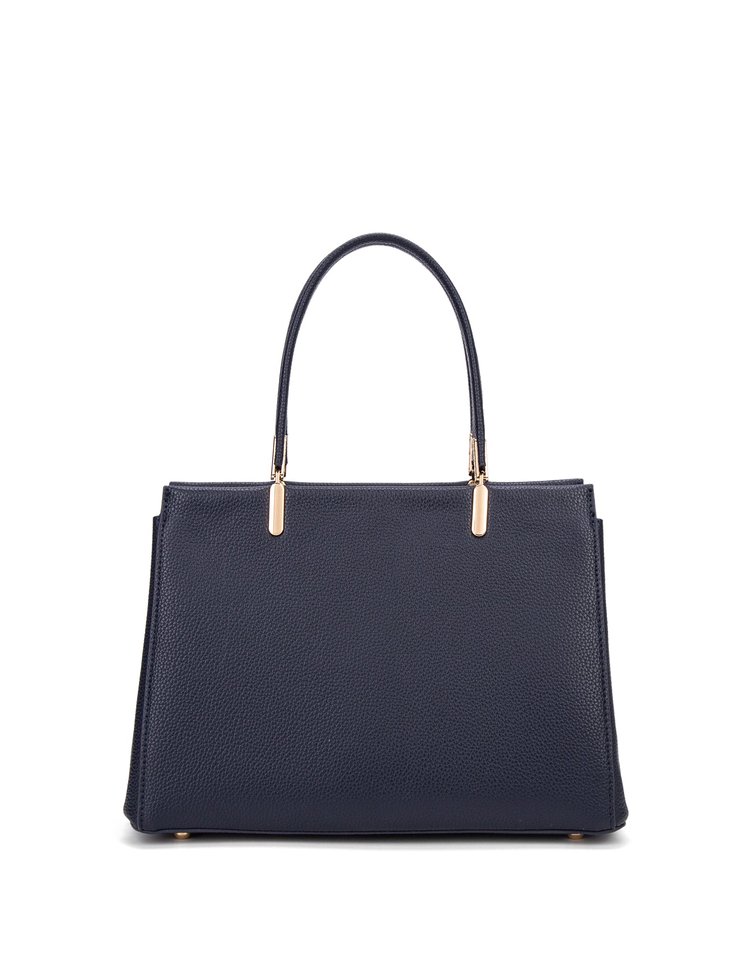 Borsa a mano da donna 100% pelle vegana PU 716-1PT-NAVYBLUE Diana&co