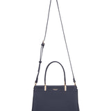 Borsa a mano da donna 100% pelle vegana PU 716-1PT-NAVYBLUE Diana&co