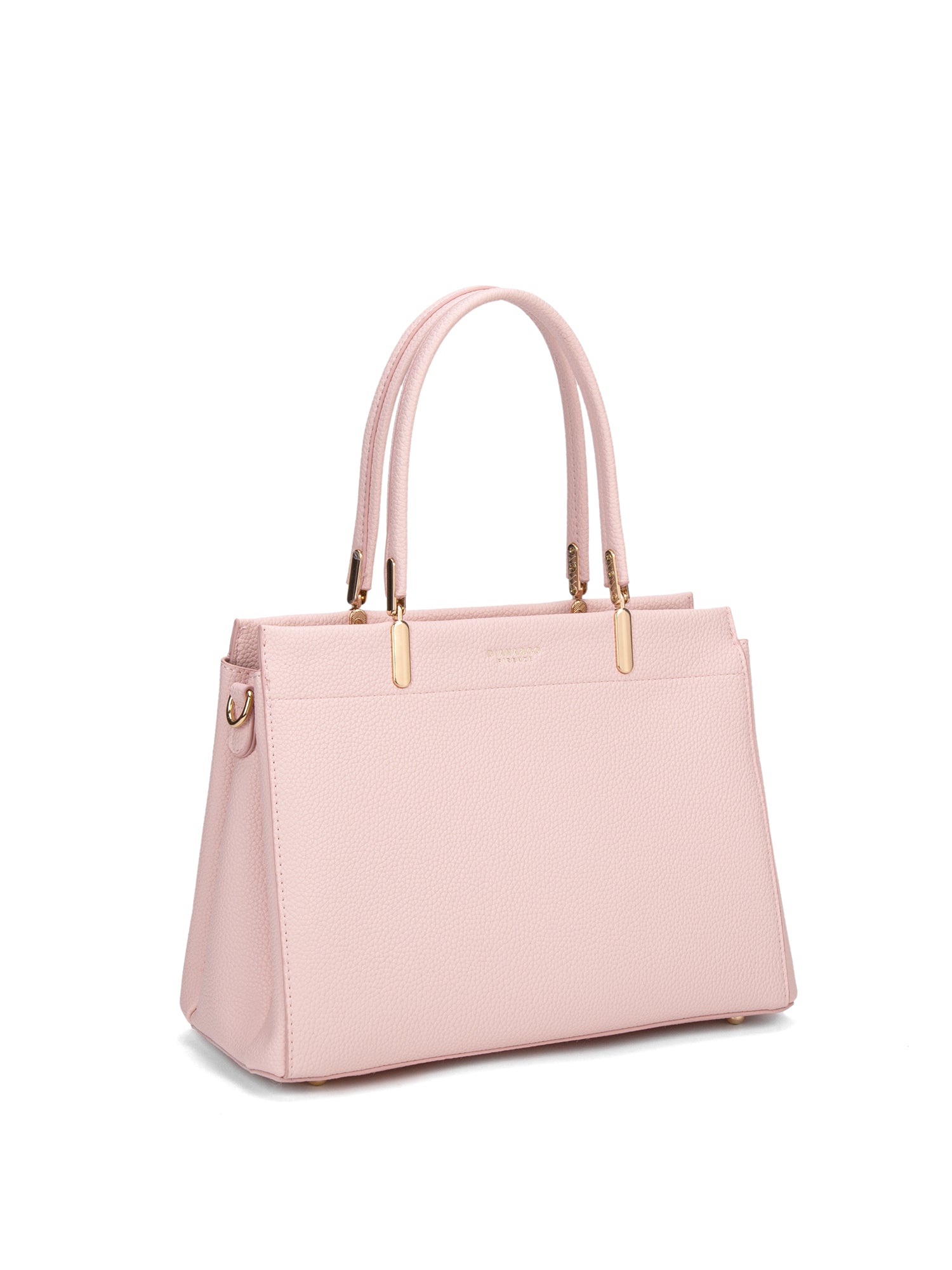 Borsa a mano da donna 100% pelle vegana PU 716-1PT-ROSE Diana&co