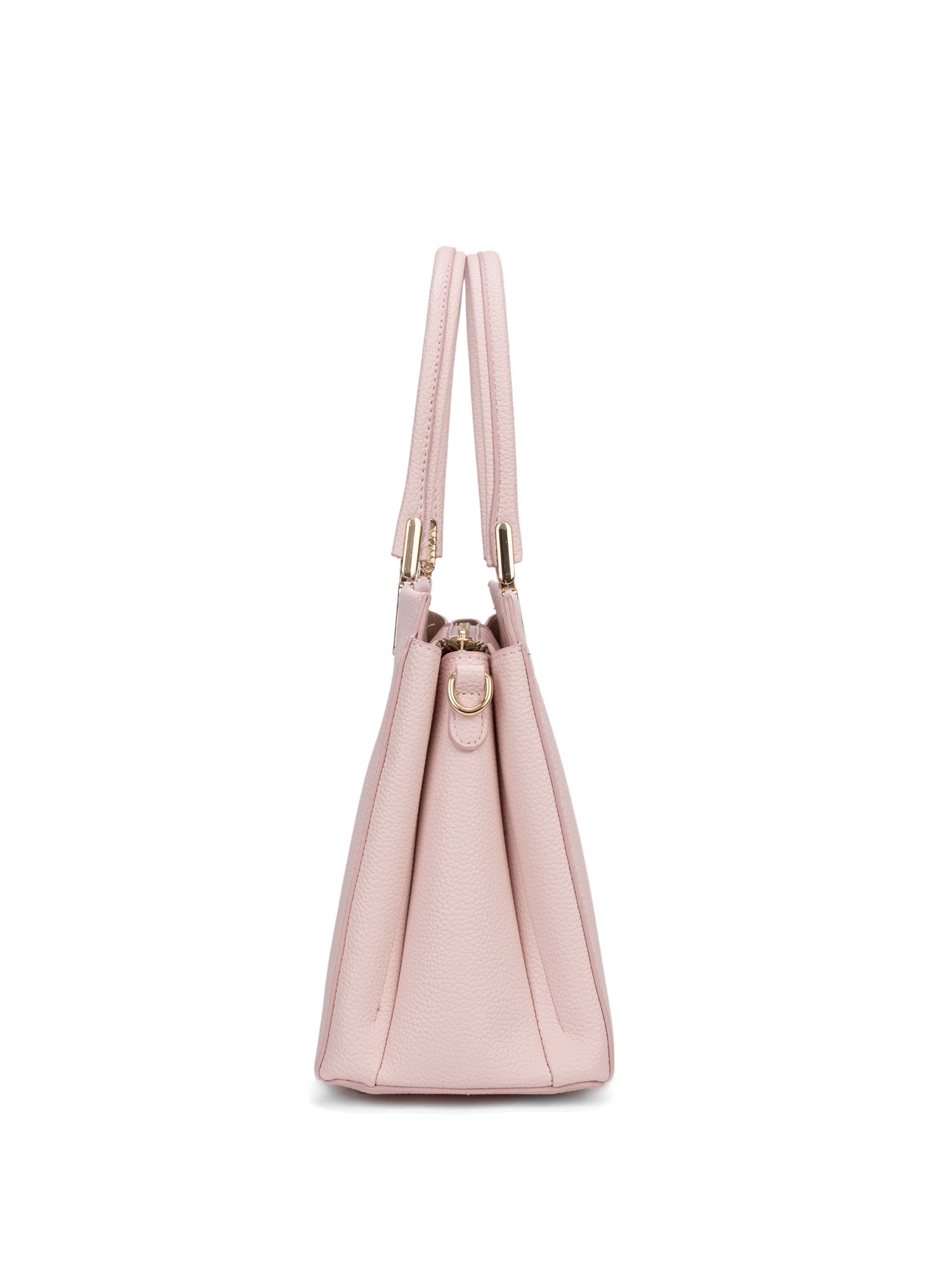 Borsa a mano da donna 100% pelle vegana PU 716-1PT-ROSE Diana&co