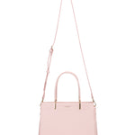 Borsa a mano da donna 100% pelle vegana PU 716-1PT-ROSE Diana&co