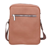 Borsa a tracolla uomo Pelle vegana PU PCL3026-KHAKI Northampton Polo Club