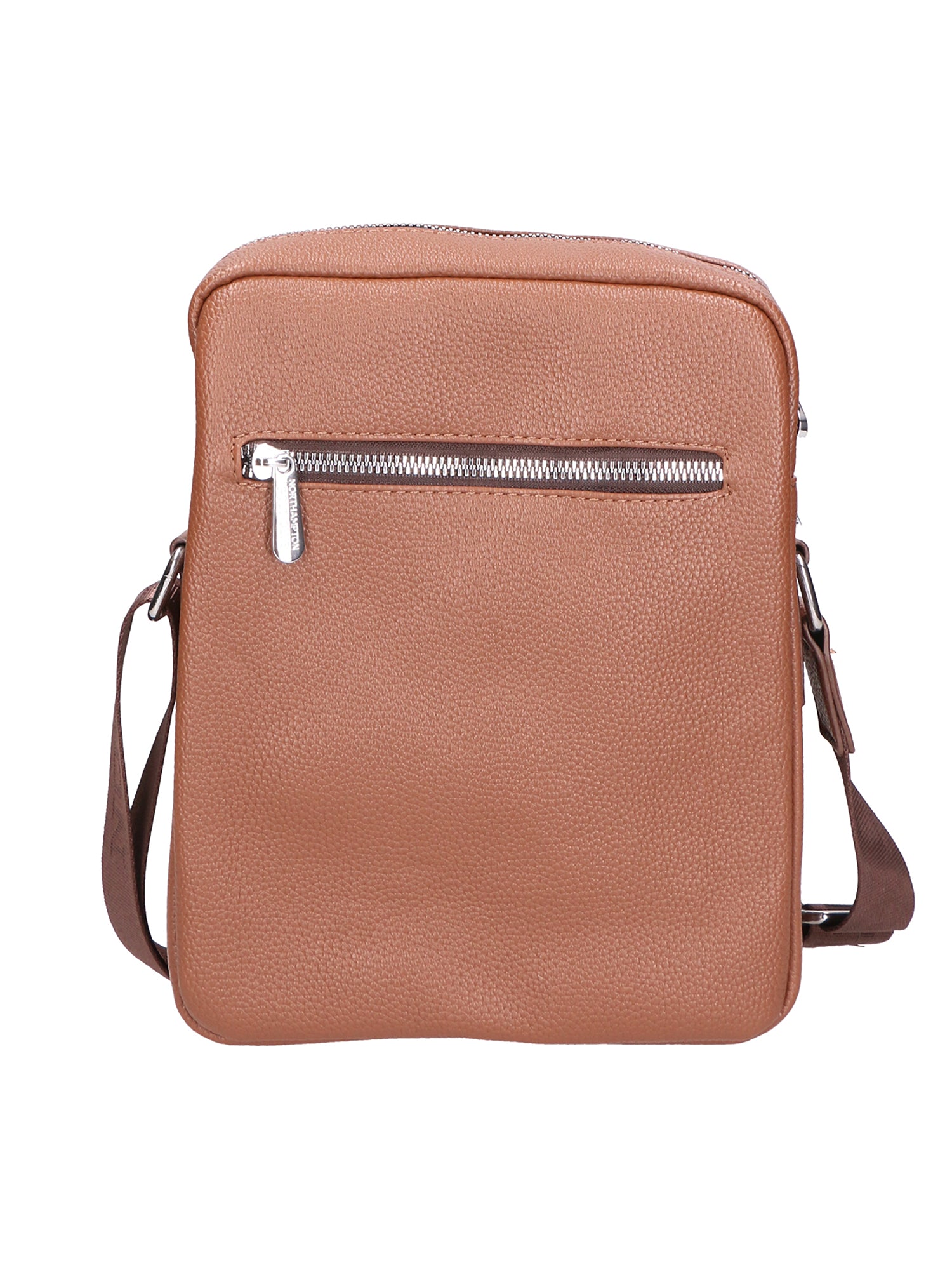 Borsa a tracolla uomo Pelle vegana PU PCL3026-KHAKI Northampton Polo Club