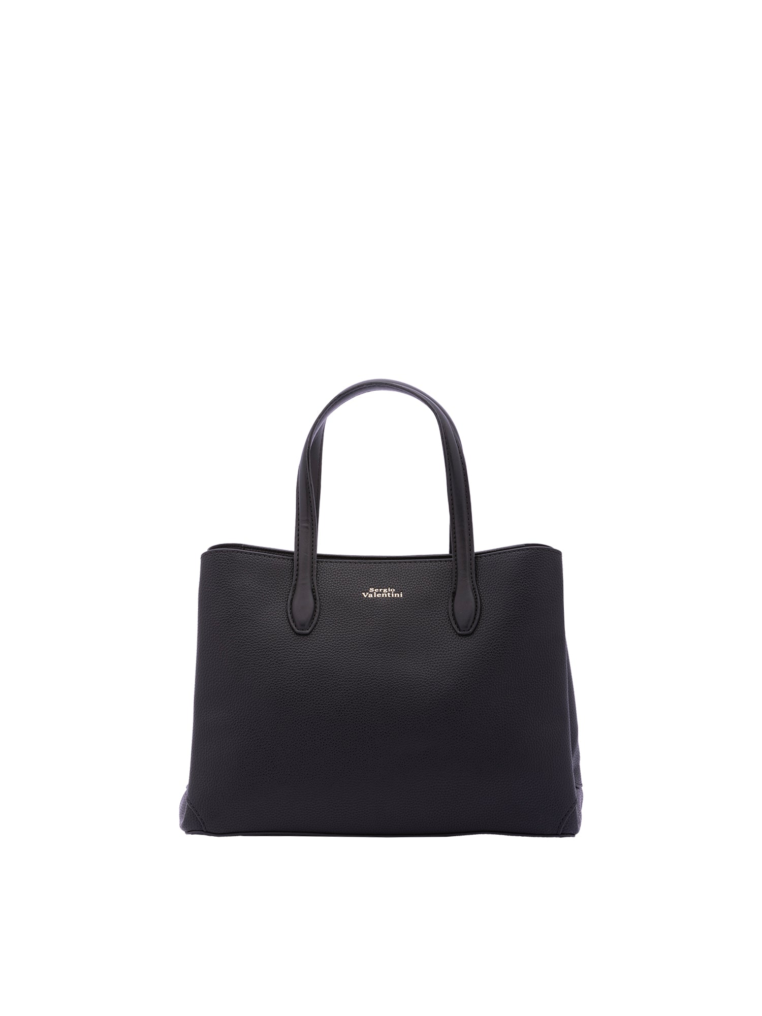Borsa a mano da donna Ecopelle 7177-BLACK Sergio Valentini