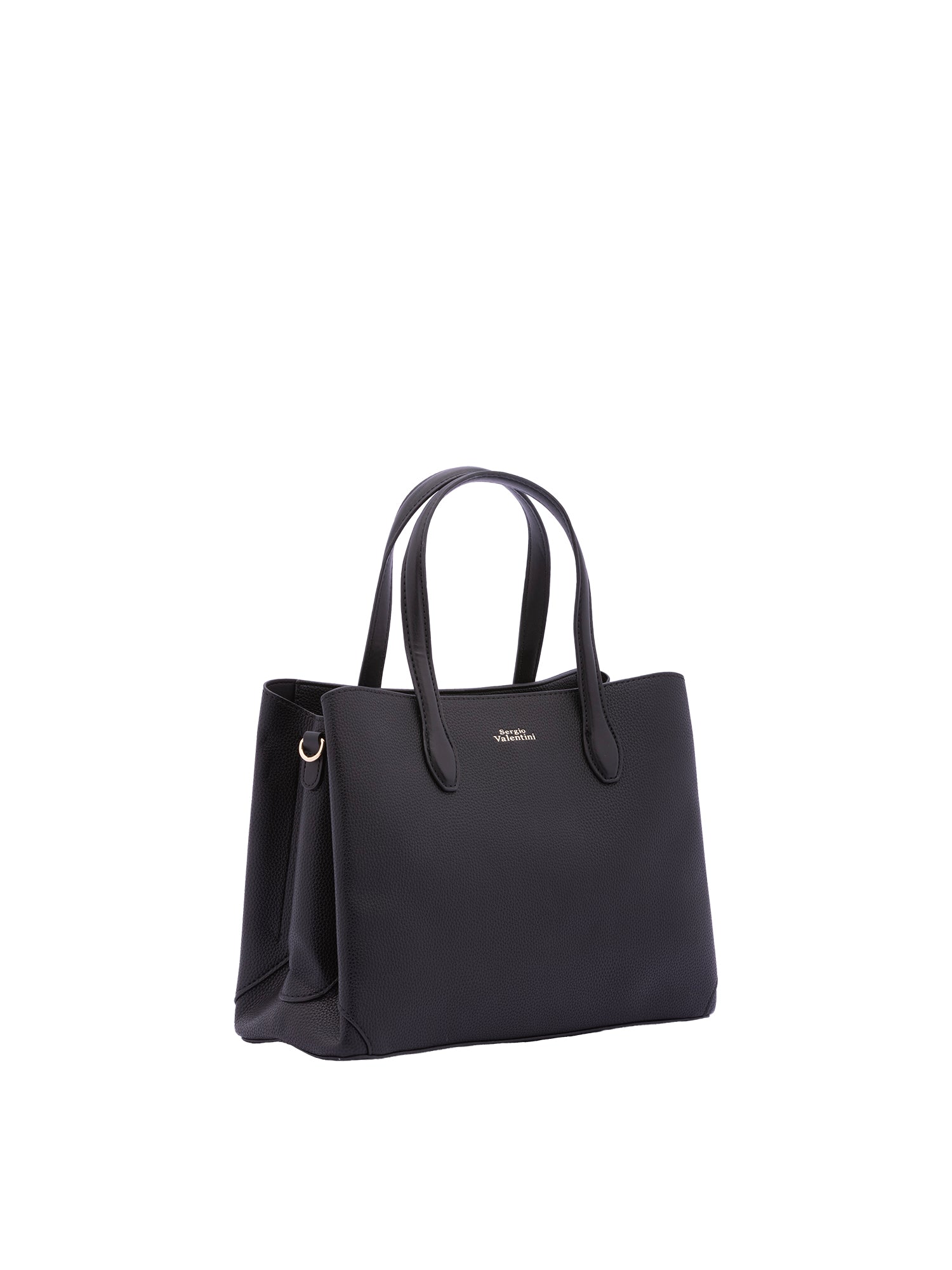 Borsa a mano da donna Ecopelle 7177-BLACK Sergio Valentini