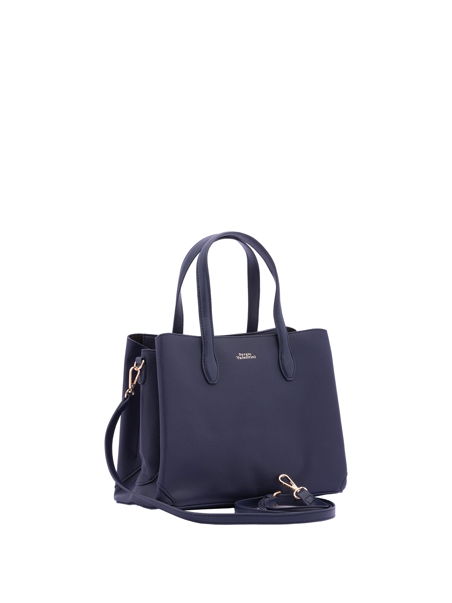 Borsa a mano da donna Ecopelle 7177-DARK BLUE Sergio Valentini