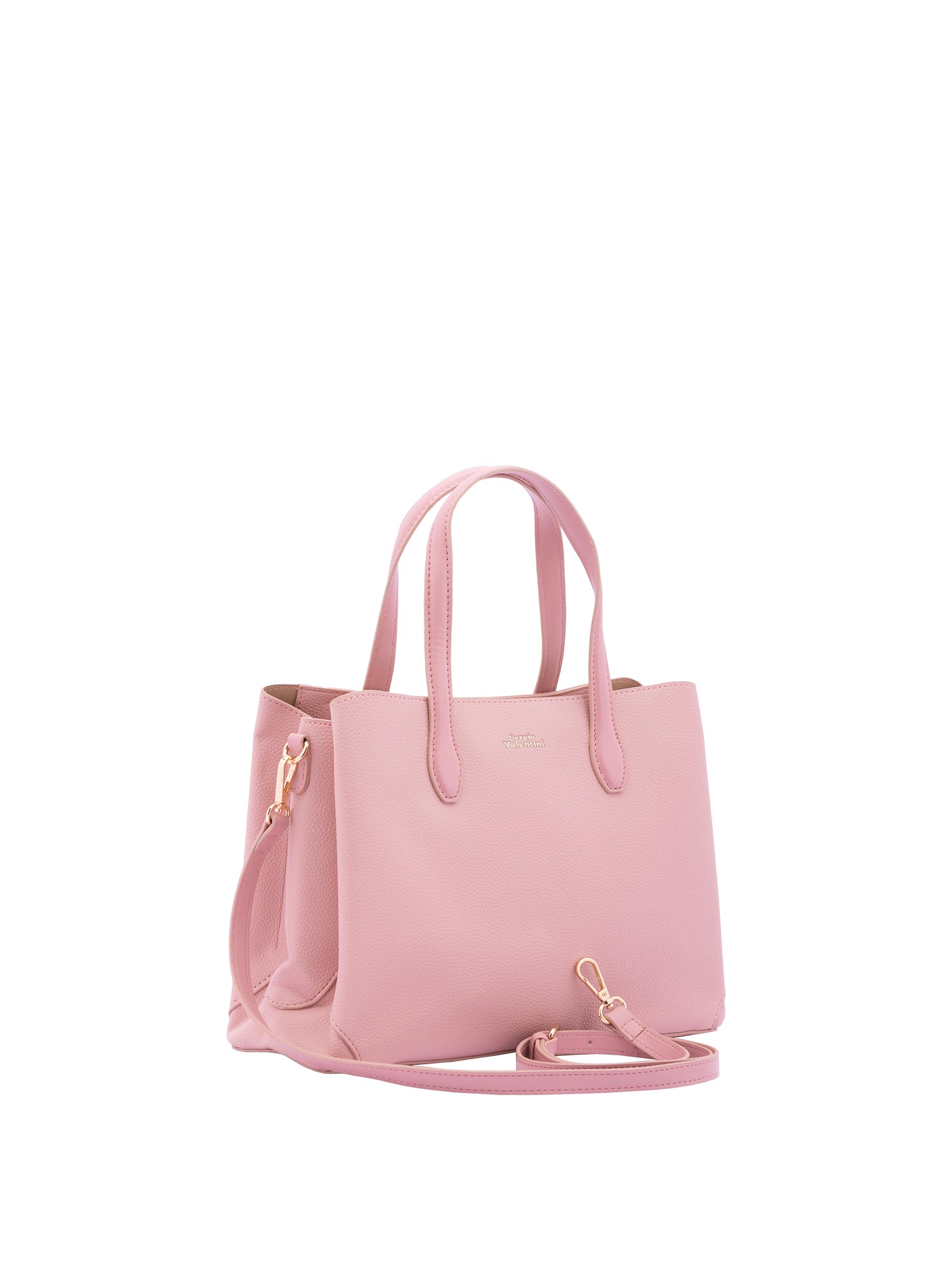 Borsa a mano da donna Ecopelle 7177-PINK Sergio Valentini