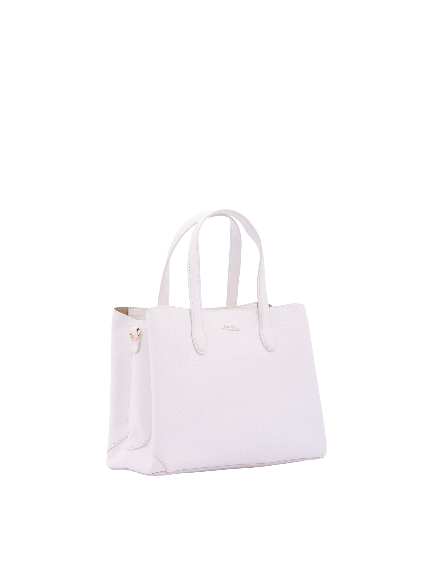 Borsa a mano da donna Ecopelle 7177-WHITE Sergio Valentini
