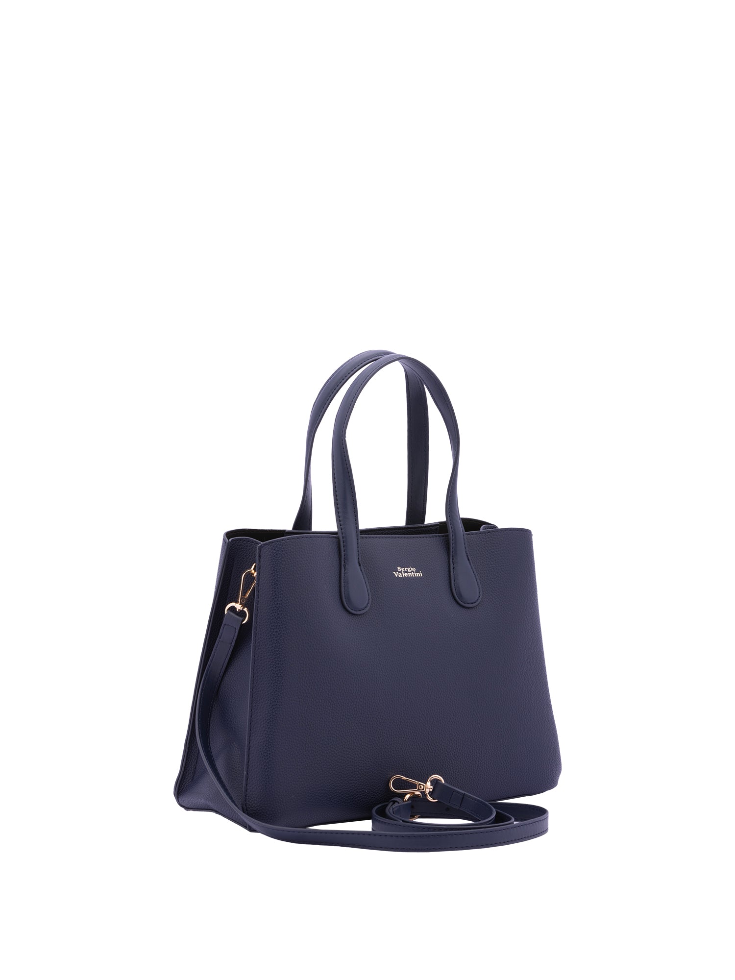 Borsa a mano da donna Ecopelle 7178-DARK BLUE Sergio Valentini
