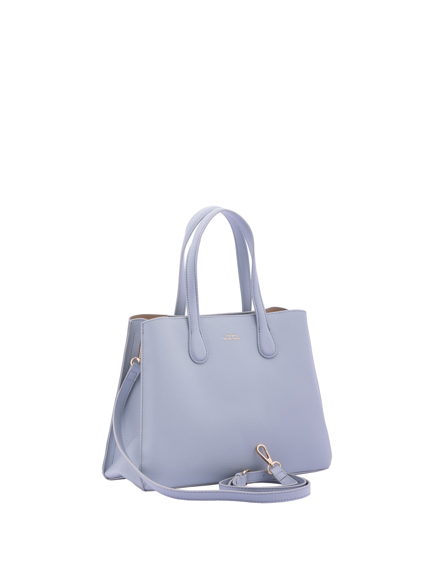 Borsa a mano da donna Ecopelle 7178-LIGHT BLUE Sergio Valentini