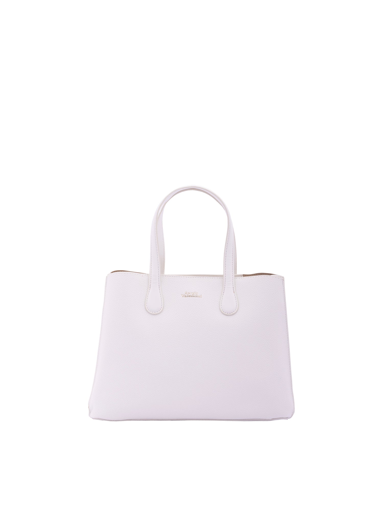 Borsa a mano da donna Ecopelle 7178-WHITE Sergio Valentini